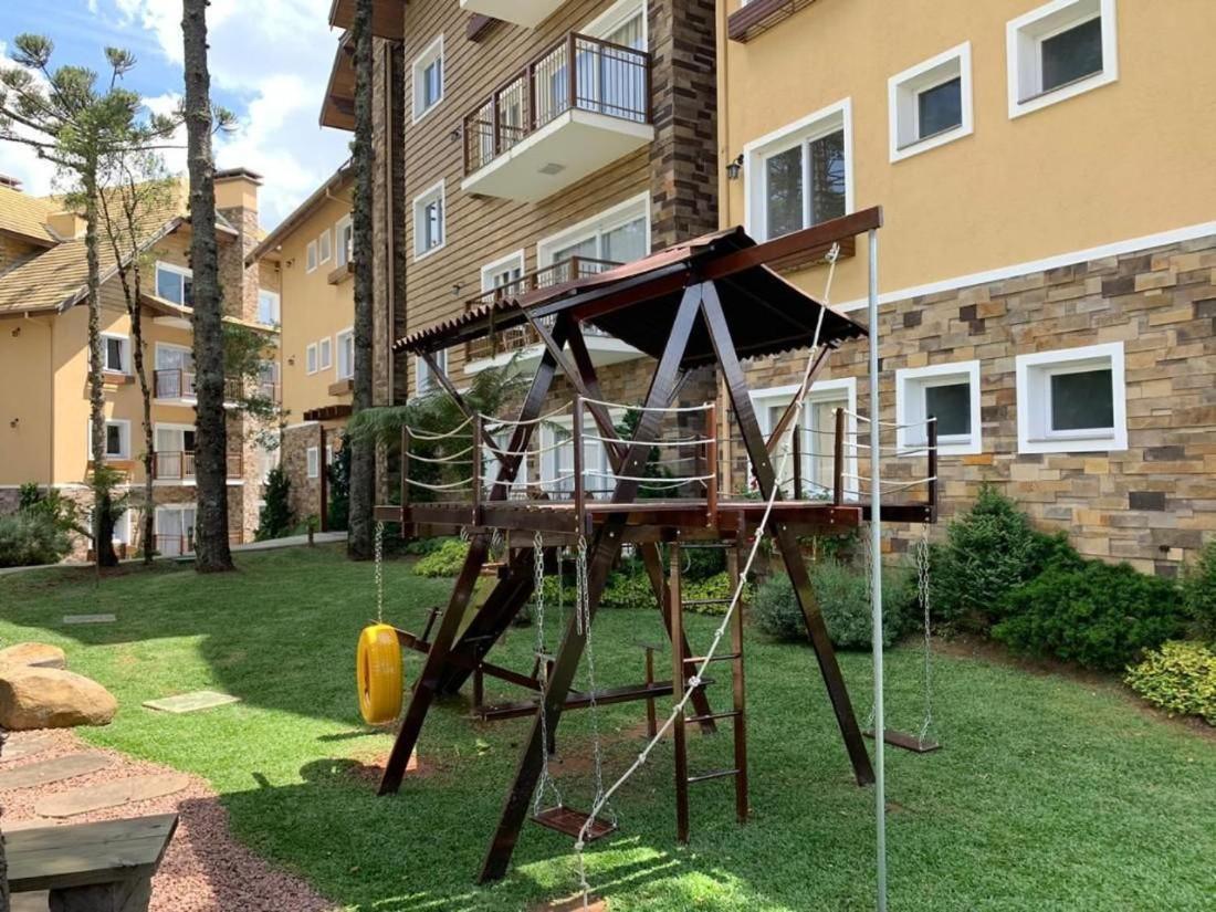 304/2 Apto Com Piscina Aquecida Gramado Dış mekan fotoğraf
